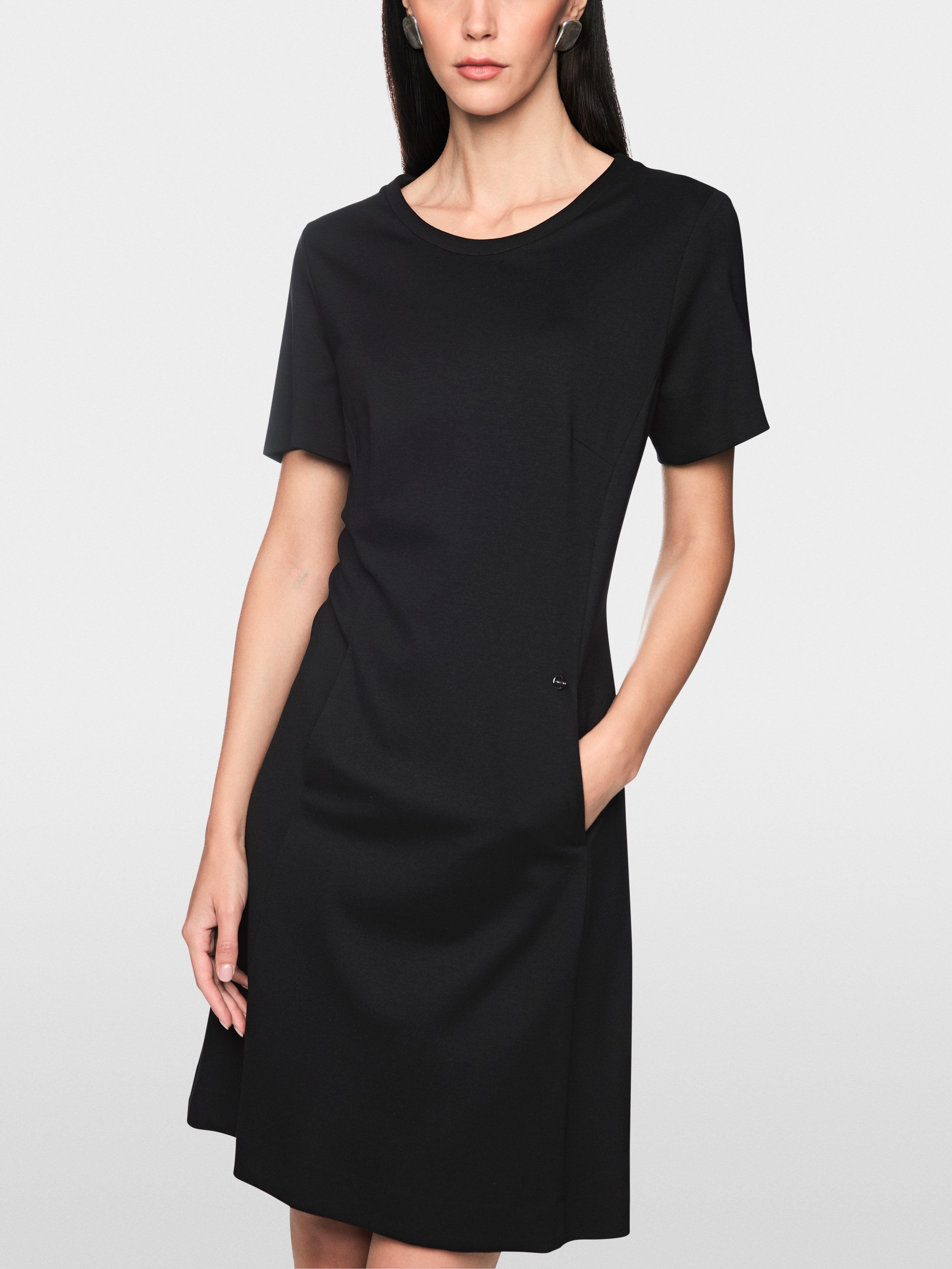 Marc Cain 2103 Dress in Black - close up
