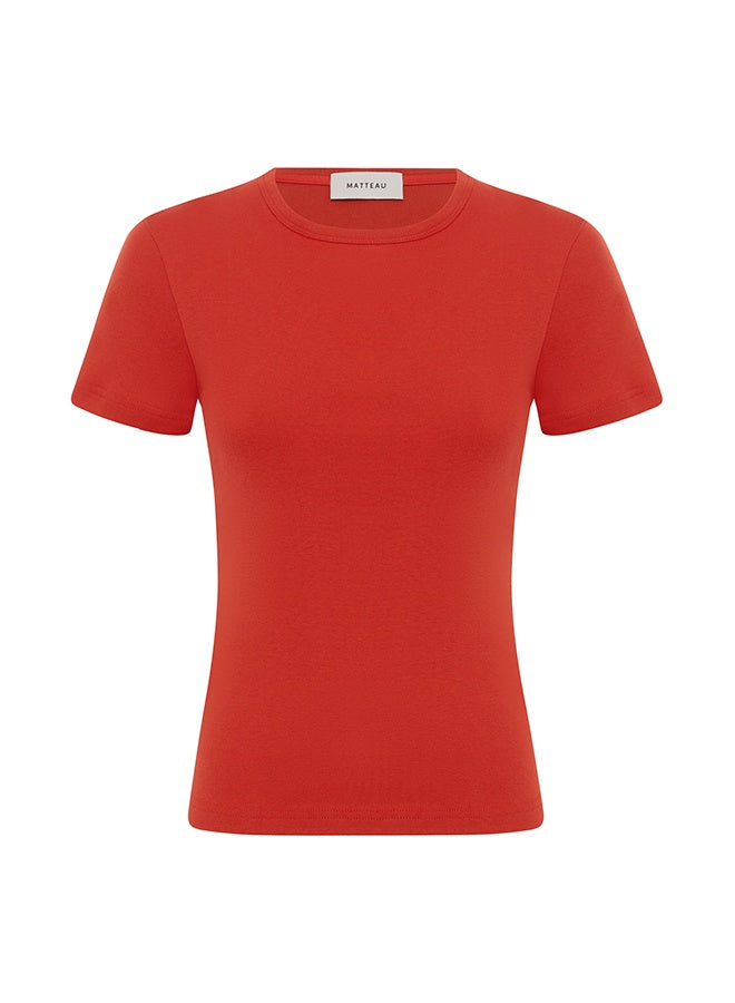 Matteau Baby Tee in Tomato