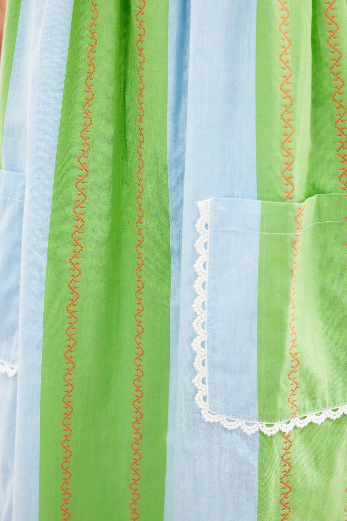 Binny Baja Peninsula Sundress in Green and Blue