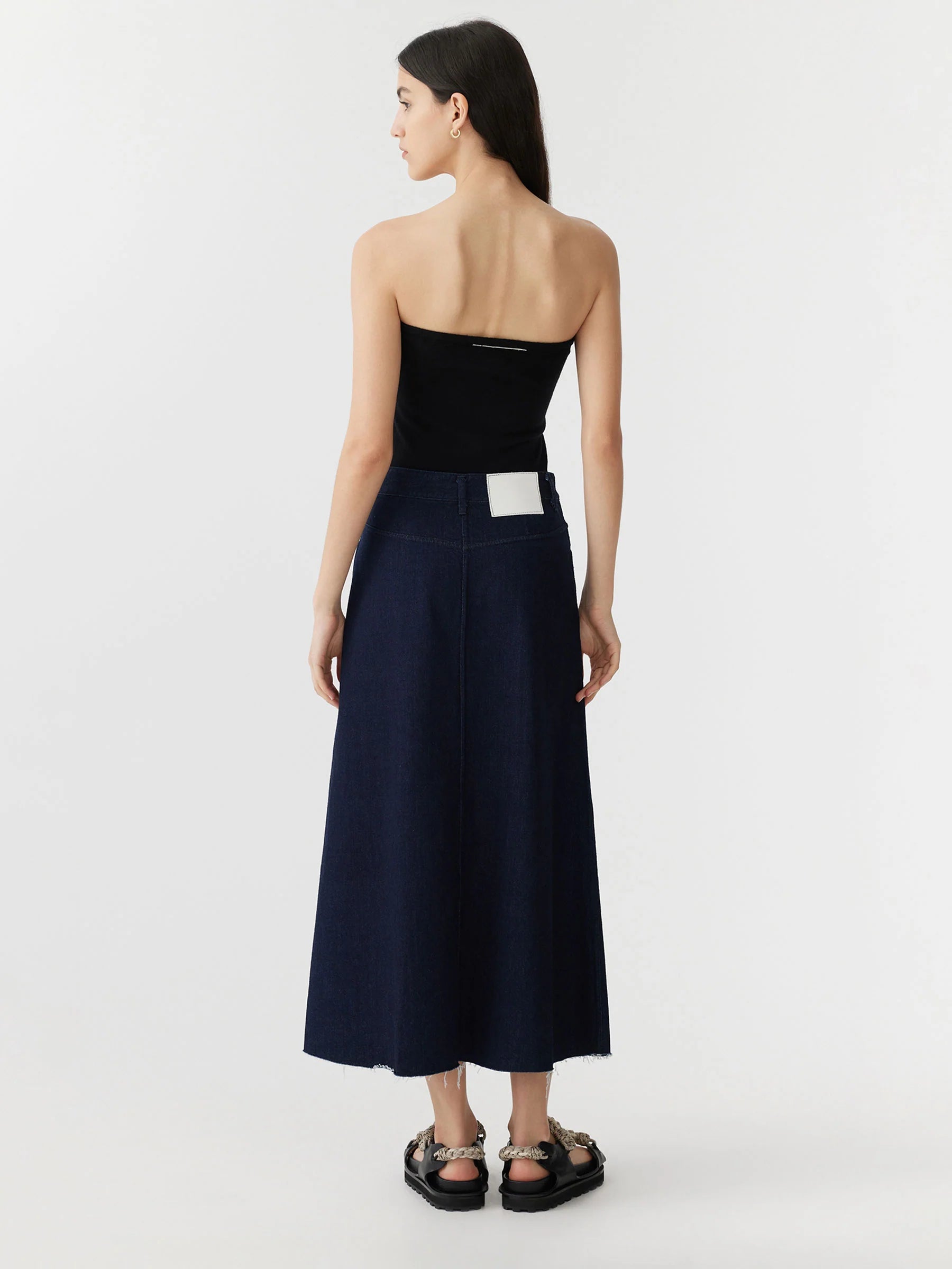 Bassike 2024 denim skirt
