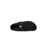 Boston Shearling Suede Leather | Black (Narrow)