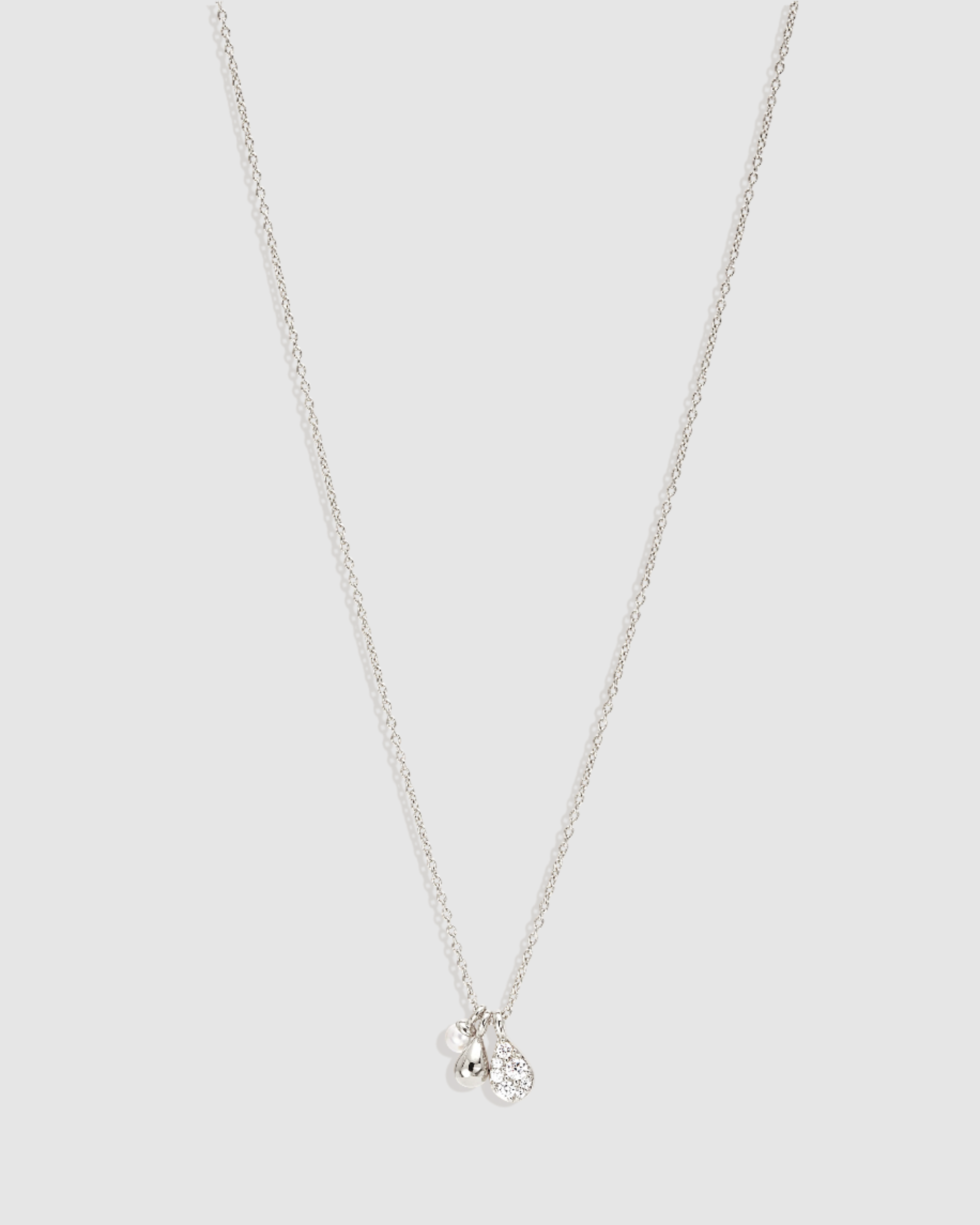 By Charlotte Ocean Mist Necklace in Silver