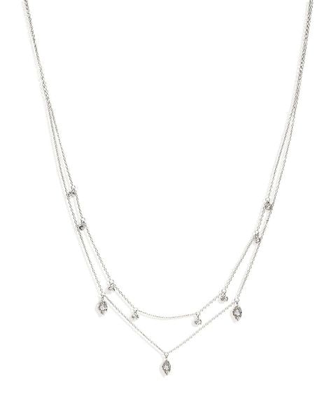 By Charlotte Sterling Silver I Am Protected Layered Choker
