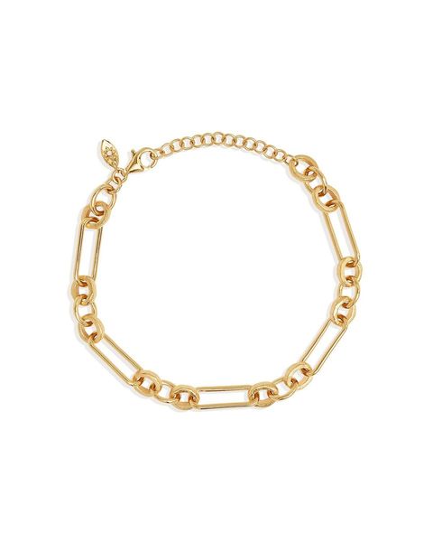 By Charlotte 18k Gold Vermeil Shield Bracelet