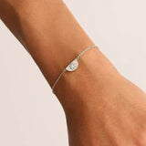By Charlotte Lotus Bracelet in Sterling Silver