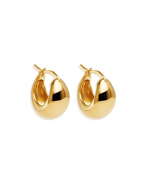 By Charlotte 18k Gold Vermeil Sunkissed Small Hoops