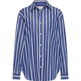 Matteau Classic Stripe Shirt in Marine Stripe