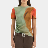 Sir Calle Top in Acquerello Print