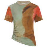 Sir Calle Top in Acquerello Print