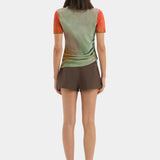 Sir Calle Top in Acquerello Print