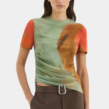 Sir Calle Top in Acquerello Print