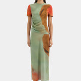 Sir Calle Top in Acquerello Print