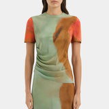 Sir Calle Top in Acquerello Print