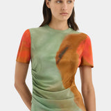 Sir Calle Top in Acquerello Print