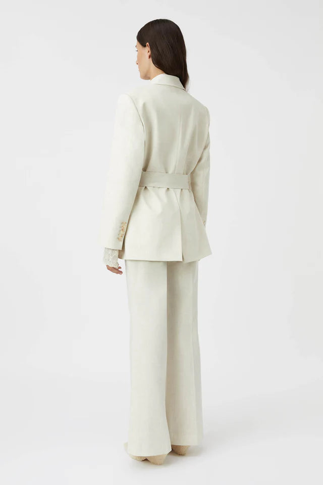 Floris Blazer | Ivory Marle