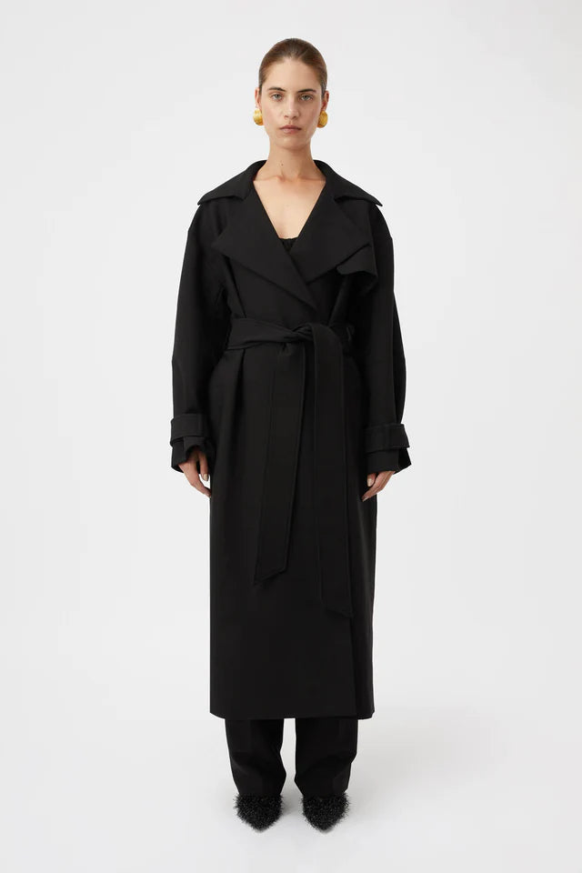 Camilla and Marc Mackinley Trench Coat - Black
