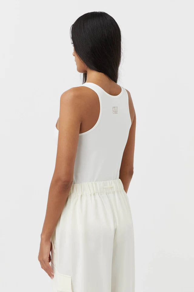 Camilla and Marc Miles Monogram Tank - Cream