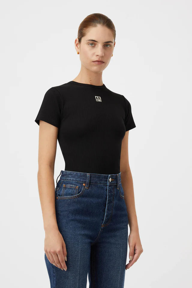 Camilla and Marc Nora Fitted Tee - Black