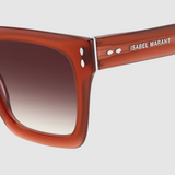 Isabel Marant 0104/S Sunglasses in Red with Pink Lens