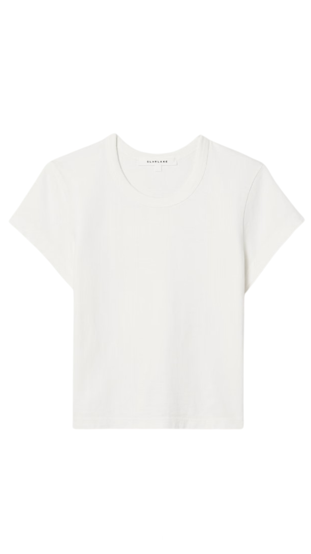 Slvrlake Easy Tee in Natural White