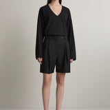 A Emery Astor Short in Black - side view