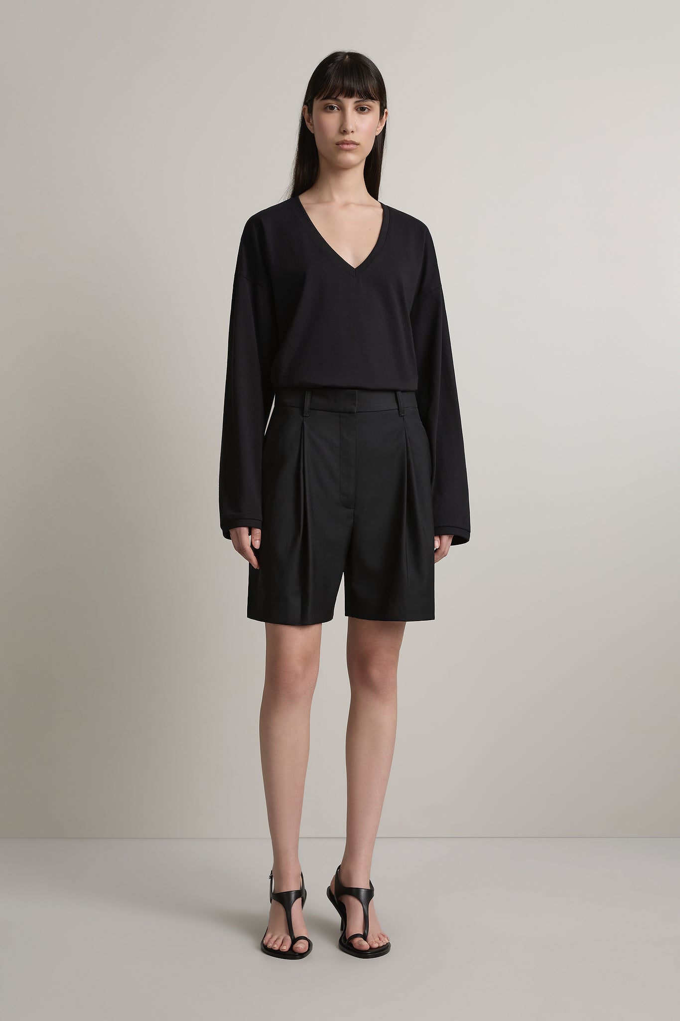 A Emery Astor Short in Black - side view