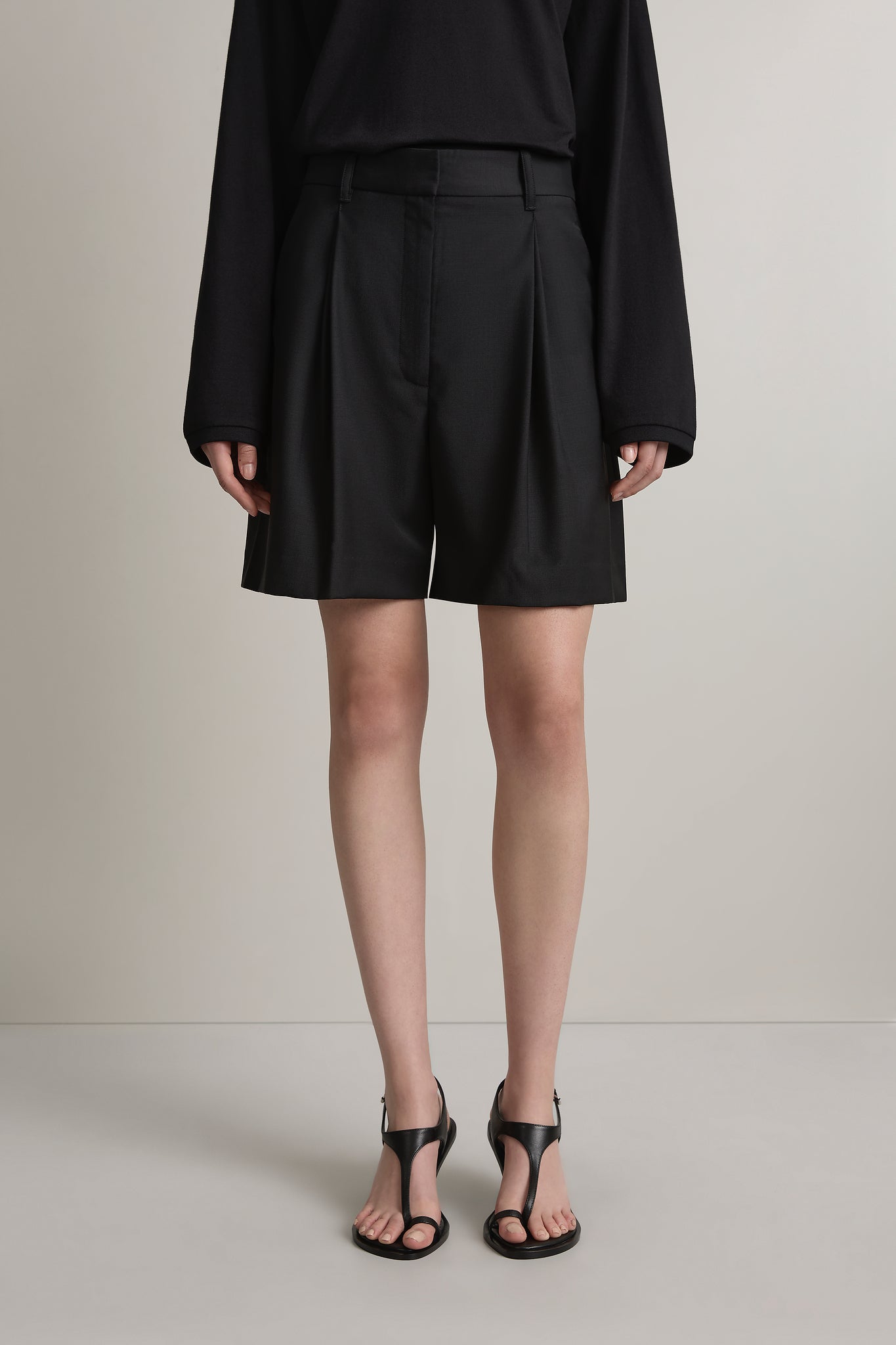 A Emery Astor Short in Black - detail view
