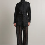 A Emery Blakely Jacket in Black - side view