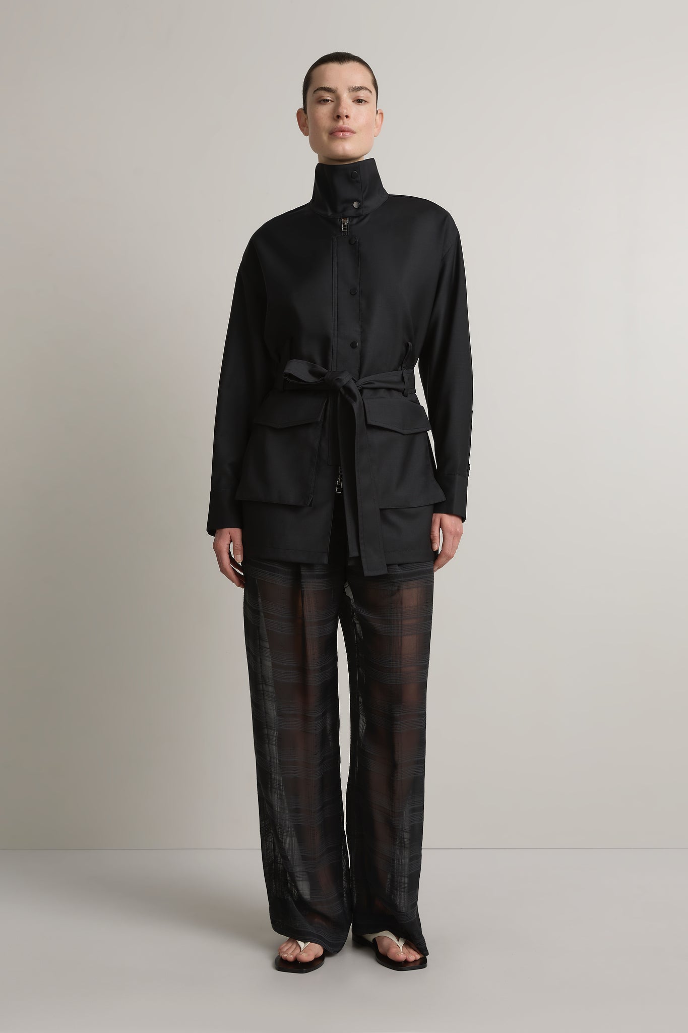 A Emery Blakely Jacket in Black - side view