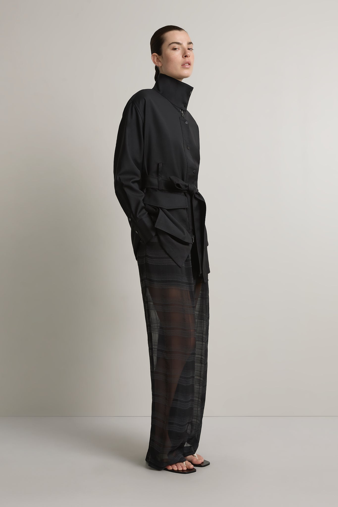 A Emery Blakely Jacket in Black - detail view