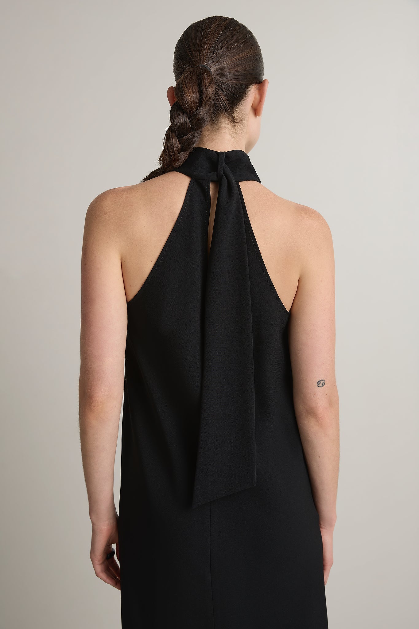 A Emery Elsie Dress in Black - styled look