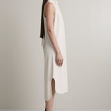A Emery Elsie Dress in Oyster - detail view