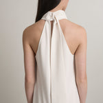 A Emery Elsie Dress in Oyster - styled look