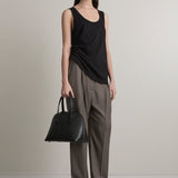 A Emery Emlyn Tank in Black - detail view