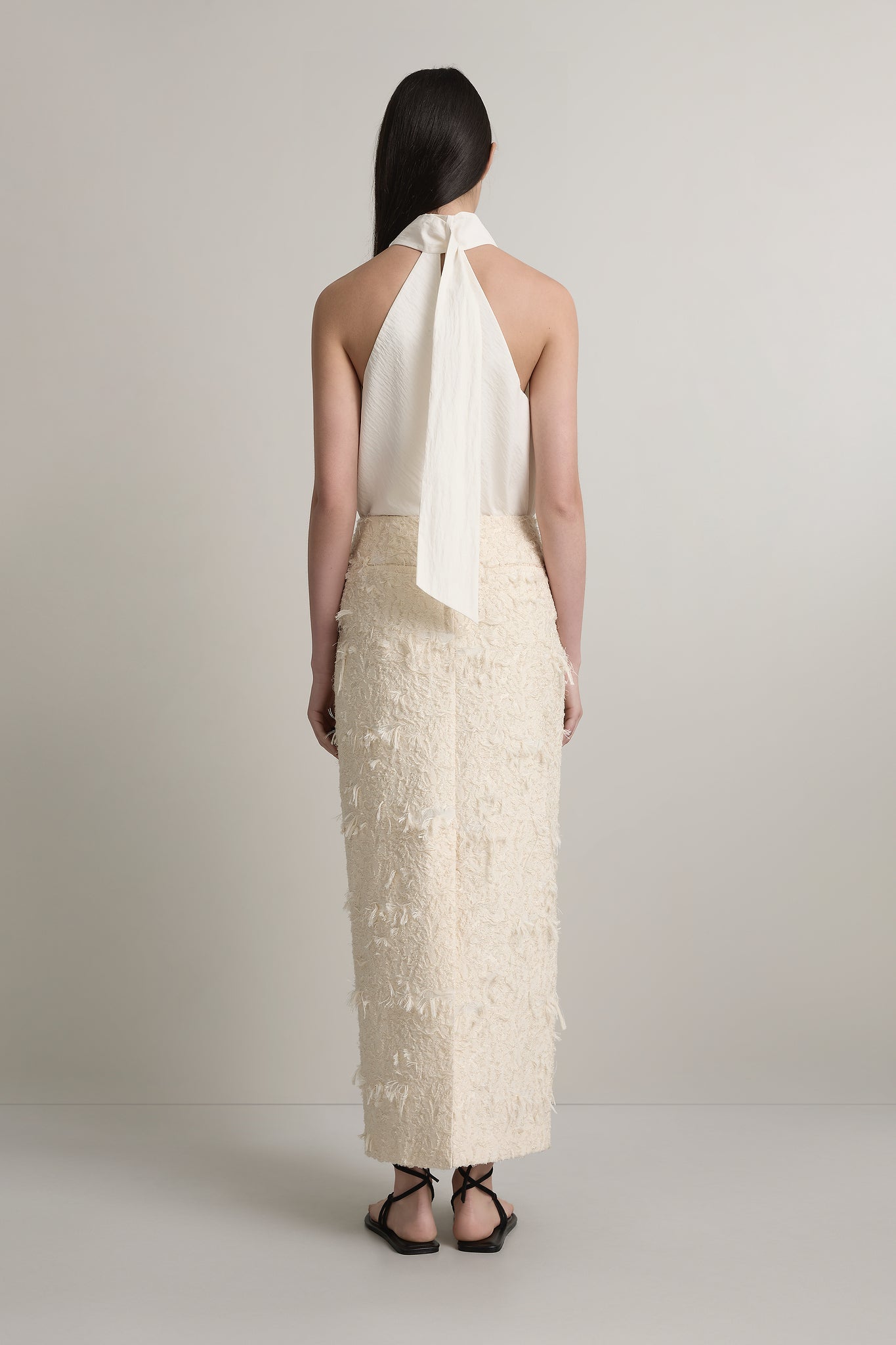 A Emery Innes Skirt in Creme Jacquard - outfit inspiration