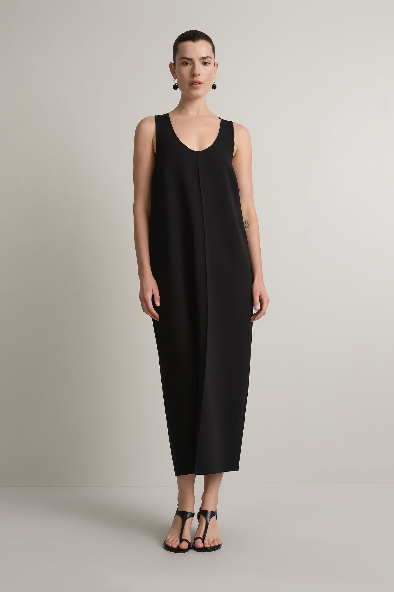 A Emery Jane Dress in Black - side view