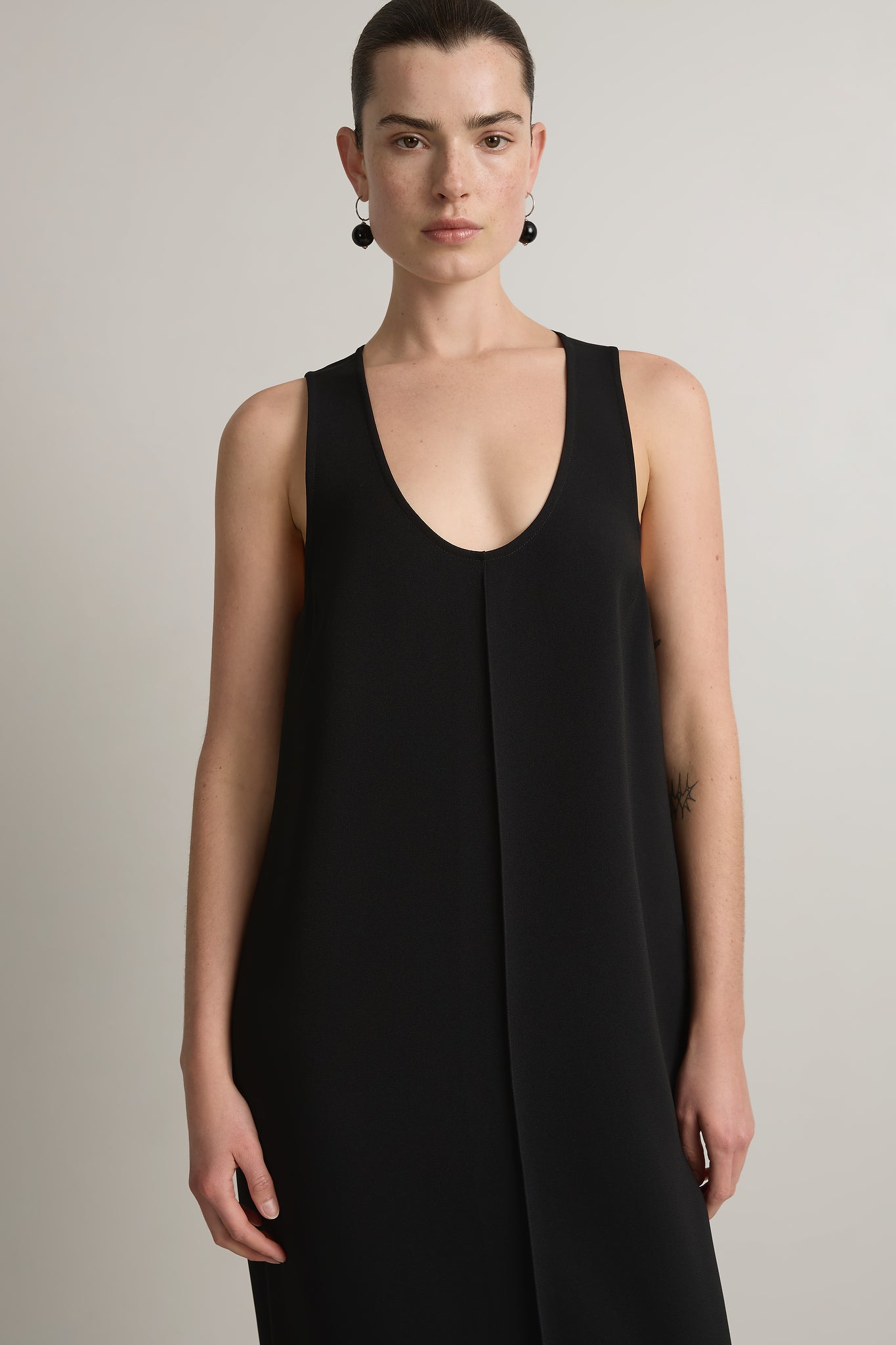 A Emery Jane Dress in Black - styled look