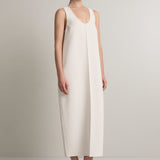 A Emery Jane Dress in Oyster - detail view