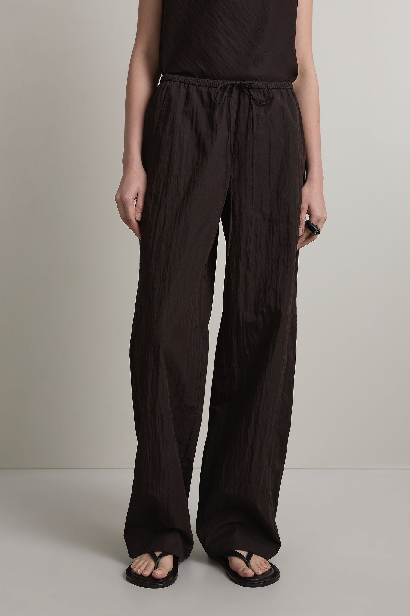 A Emery Lore Pant in Bistre - styled look