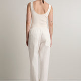 A Emery Lore Pant in Chalk - styled look