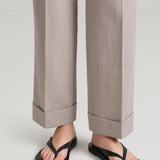 A Emery Marcelle Sandal in Black - detail view