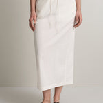 A Emery Mercia Skirt in Chalk - detail view