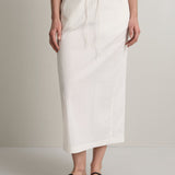 A Emery Mercia Skirt in Chalk - detail view
