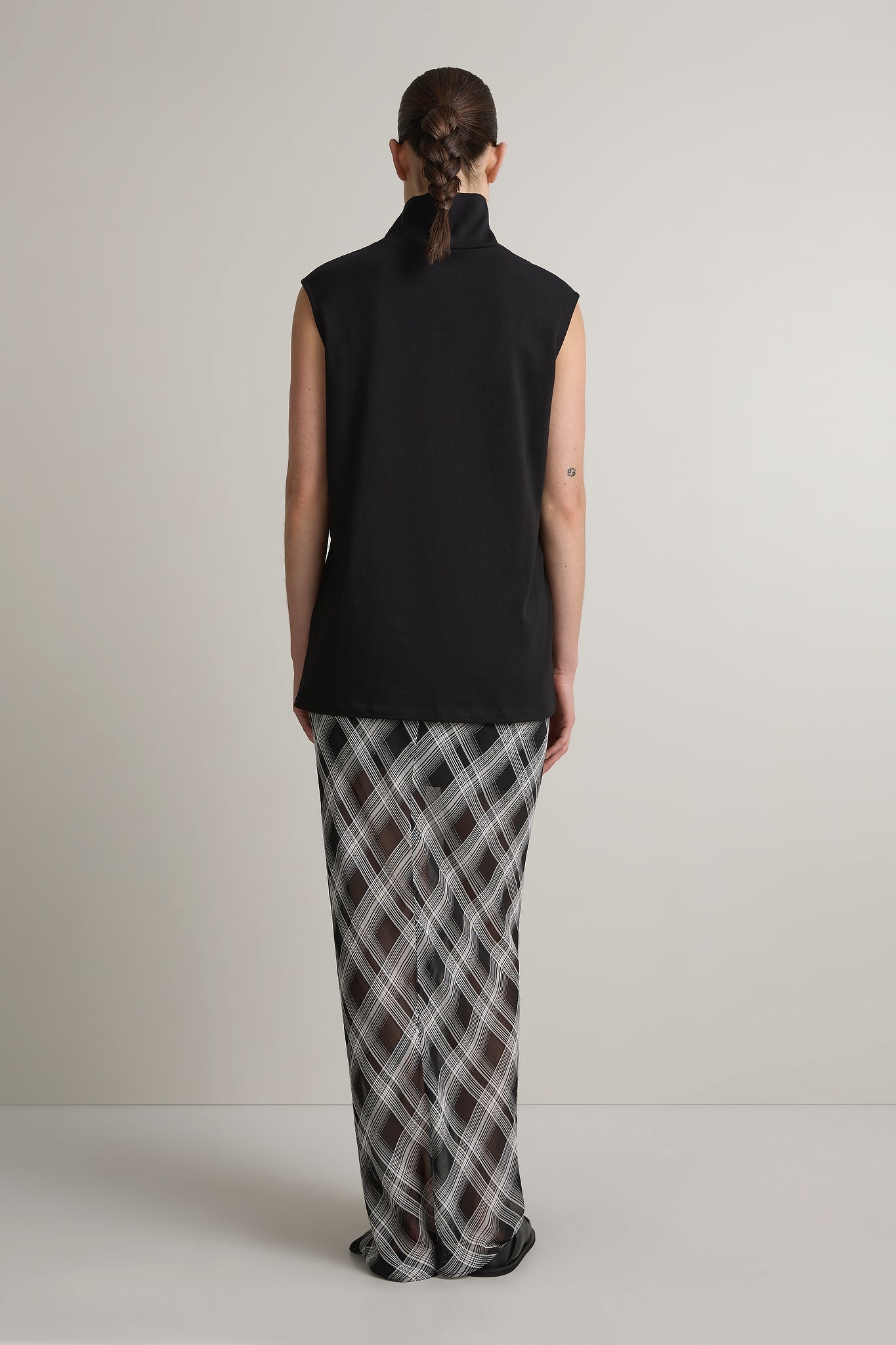 A Emery Miles Sleeveless Top in Black - styled look