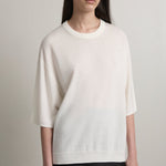 A Emery Natalis Tee in Parchment - detail view