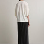 A Emery Natalis Tee in Parchment - styled look