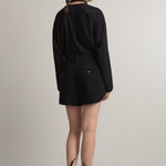 A Emery Persey Top in Black - styled look