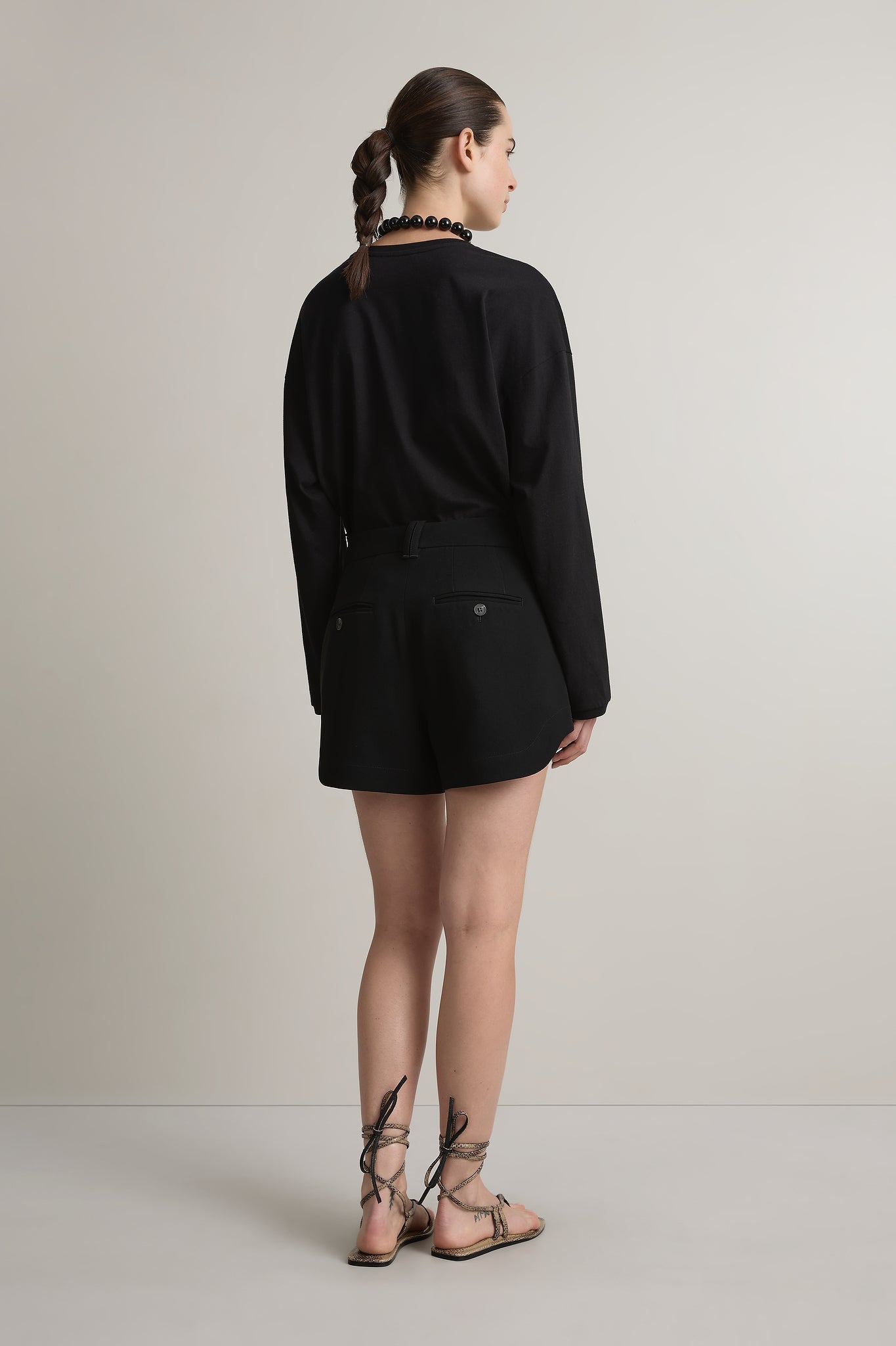 A Emery Persey Top in Black - styled look
