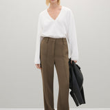 A Emery Persey Top in Parchment
