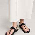 A Emery Somerset Sandal in Black Suede - detail view